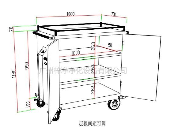 無菌物品運(yùn)送車、回收車、下送車、電動(dòng)運(yùn)送車、密封車設(shè)計(jì)圖